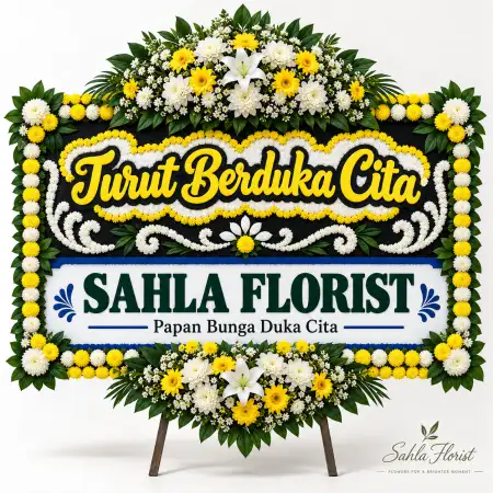 Papan Bunga Duka Senen