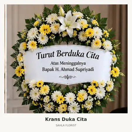 Krans Bunga Duka Senen